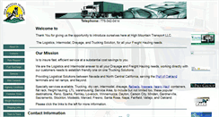 Desktop Screenshot of highmountaintransport.com